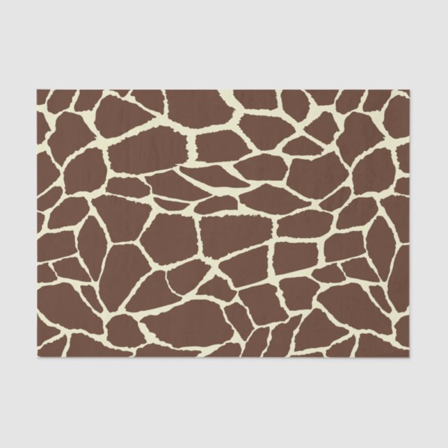 Papel De Seda Motif Peau de girafe (Anverso)