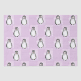 Papel De Seda Motismo pingüino