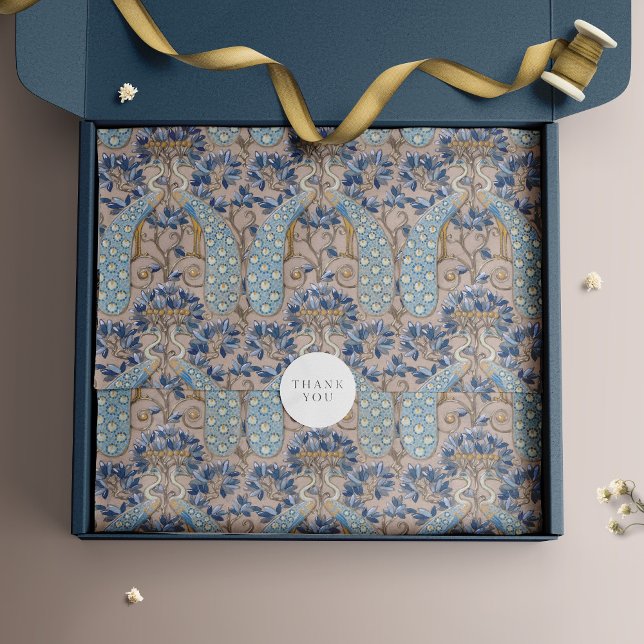 Papel De Seda Moto de pavo real de Eugène Samuel Grasset Tissue  (Subido por el creador)