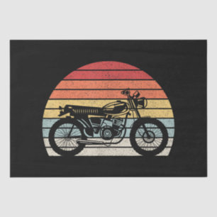 Papel De Seda Moto retro vintage