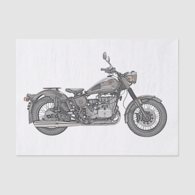 Papel De Seda Moto Ural (Anverso)
