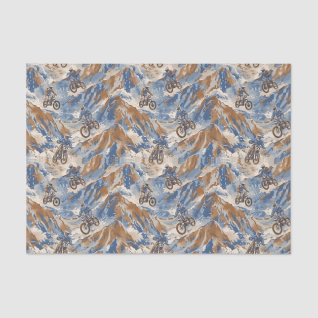 Papel De Seda Motocross (Anverso)