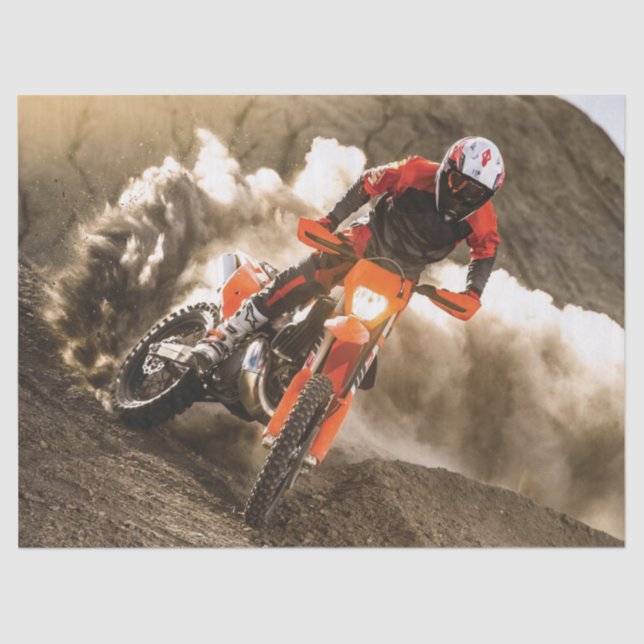 Papel De Seda Motocross Rider (Anverso)