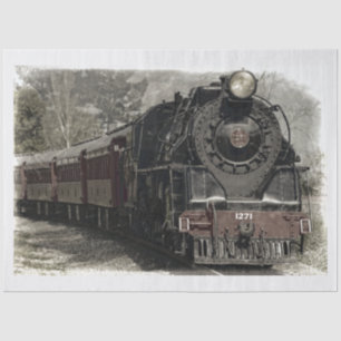 Papel De Seda Motor de vapor Locomotor Viejo 20x30 Descarga