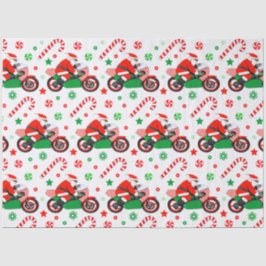 Papel De Seda Motorcycle Christmas Holiday Gift