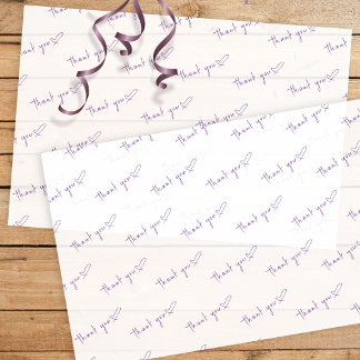 Papel De Seda Muchas Gracias Al Cliente Con El Negocio Del Coraz