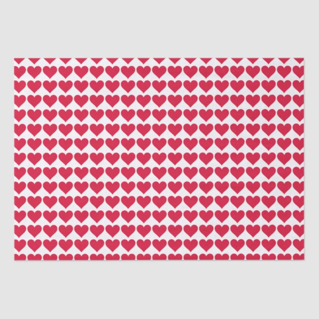 Papel De Seda "Muchos Corazones" (Anverso)