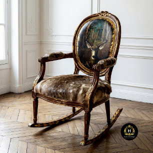 Papel De Seda Mueble Decoupage Majestuoso Bosque de Ciervos Vint