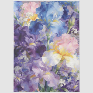 Papel De Seda Muebles de Florales Acuarela Únicos Decoupage