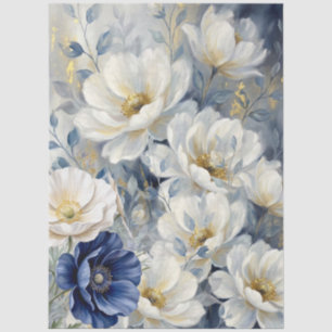 Papel De Seda Muebles de Florales Acuarela Únicos Decoupage
