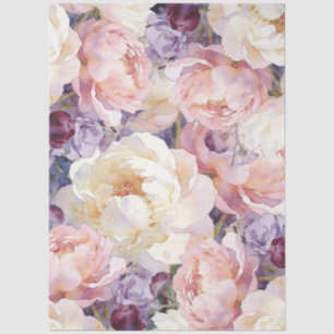Papel De Seda Muebles de Florales Acuarela Únicos Decoupage