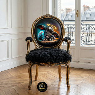 Papel De Seda Muebles de guardería de cordero caprichosos Decoup