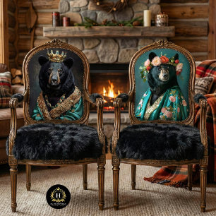 Papel De Seda Muebles de Oso Negro Decoupage