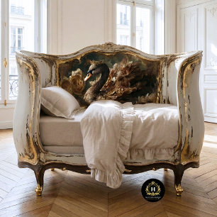 Papel De Seda Muebles Decoupage Cisne Dorado Regio