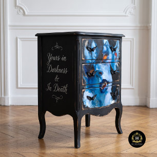 Papel De Seda Muebles decoupage de vampiro gótico