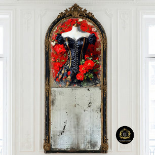 Papel De Seda Muebles Góticos de Decoupage Romántico Oscuro