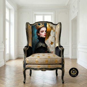 Papel De Seda Muebles Regal Oscuridad Reina Decoupage