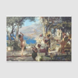 Papel De Seda Mujer bailando entre dagas