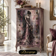 Mujer con Rosas Desvaídas