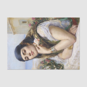 Papel De Seda Mujer de Argel, Arthur Bridgman