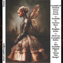 Mujer de Hadas Distópica Steampunk EK5L Decoupage