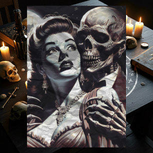 Papel De Seda Mujer de horror espeluznante