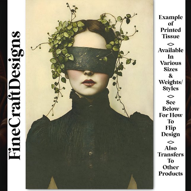 Papel De Seda Mujer De La Academia Oscura En La Desconexión Blin (Subido por el creador)