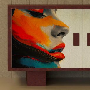 Papel De Seda Mujer de los setenta con estilo decoupage