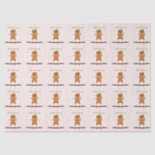Papel De Seda Mujer de pan de jengibre de Navidad