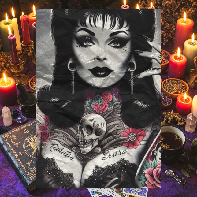 Papel De Seda Mujer del Gótico tatuado (Subido por el creador)