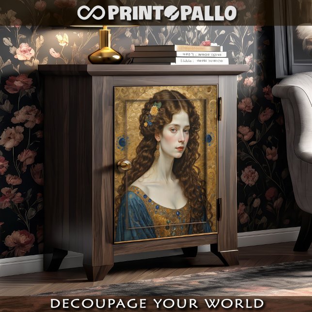 Papel De Seda Mujer elegante pelirroja con cabello rizado al est (Subido por el creador)