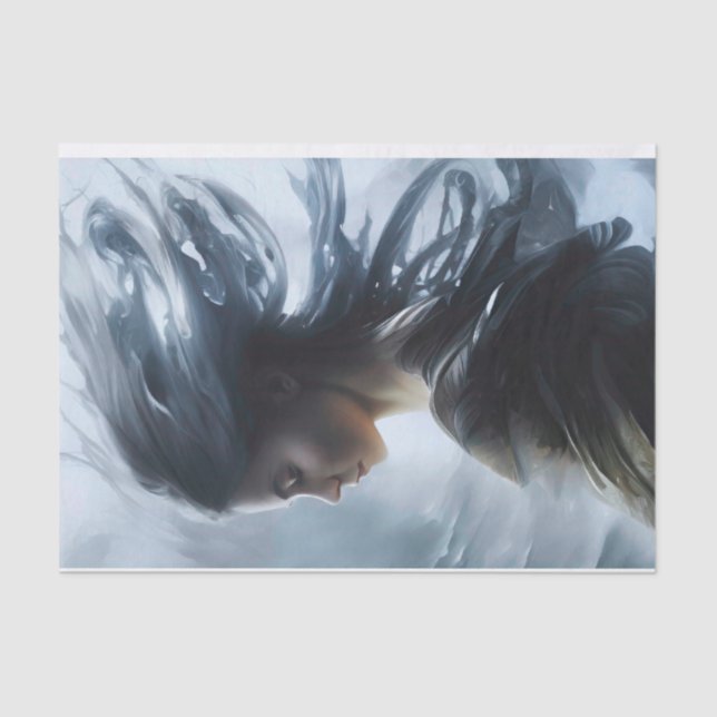 Papel De Seda Mujer Fantasía de Sueño (Anverso)