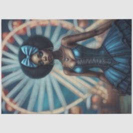 Papel De Seda Mujer misteriosa en el Carnaval - Desnuda