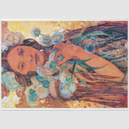 Papel De Seda Mujer nativa norteamericana, Mucha