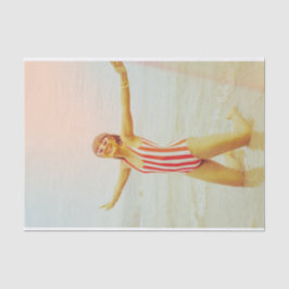 Papel De Seda Mujer retro en la página de desalojo de fotos de l