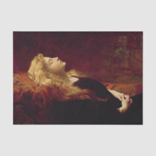 Papel De Seda Mujer rubia descansando (Belleza femenina)