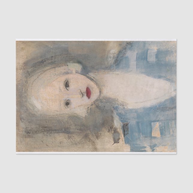 Papel De Seda Mujer rubia, Helene Schjerfbeck (Anverso)