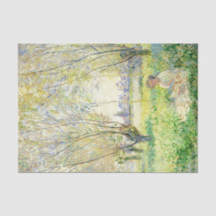 Papel De Seda Mujer sentada por Claude Monet