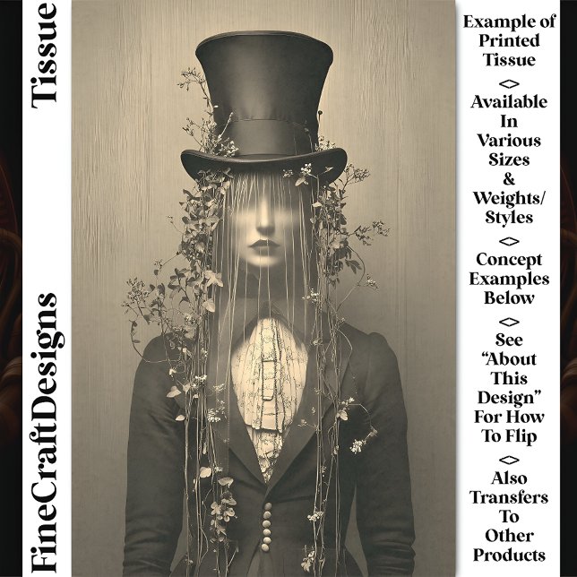 Papel De Seda Mujer, sombrero y velo superior, desenlace CS1 ocu (Subido por el creador)