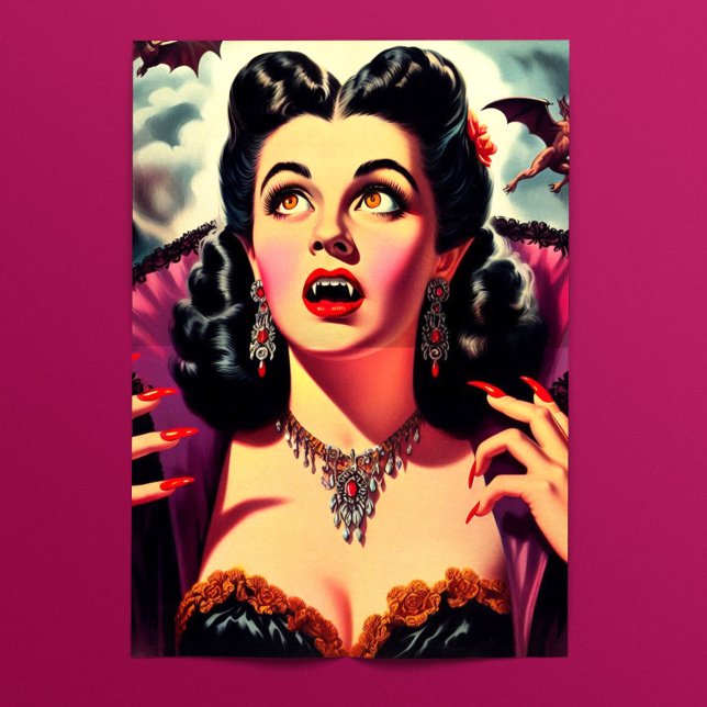 Papel De Seda Mujer Vampiro Retro (Subido por el creador)