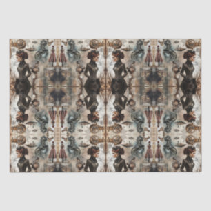 Papel De Seda Mujeres de Steampunk
