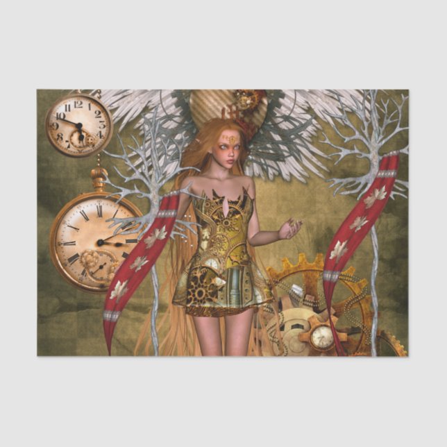 Papel De Seda Mujeres maravillosas del steampunk (Anverso)