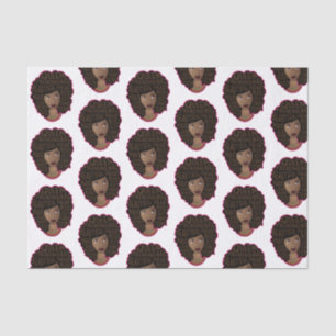 Papel De Seda Mujeres motivadoras negras, pelo natural