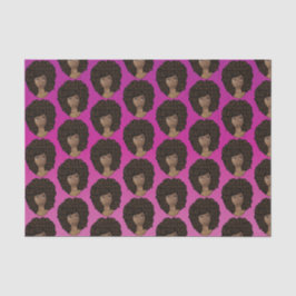 Papel De Seda Mujeres negras motivadoras, magenta rosada