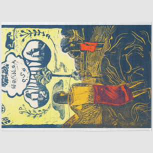 Papel De Seda Mujeres y perros tahitianos, Gauguin