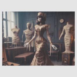 Papel De Seda Mummy Queen Steampunk Victorian Decoupage gótica