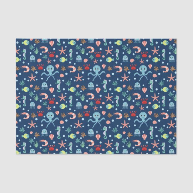 Papel De Seda Mundo del Mar (Anverso)