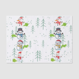 Papel De Seda Muñeco de Nieve Divertido con Pedos