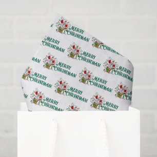 Papel De Seda Muñeco de nieve divertido sorpresa de Navidad de d