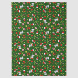 Papel De Seda Muñeco de nieve navideño